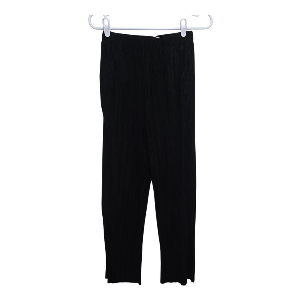 Oak + Fort Black Pleated Pull On Pants XS Minimalist